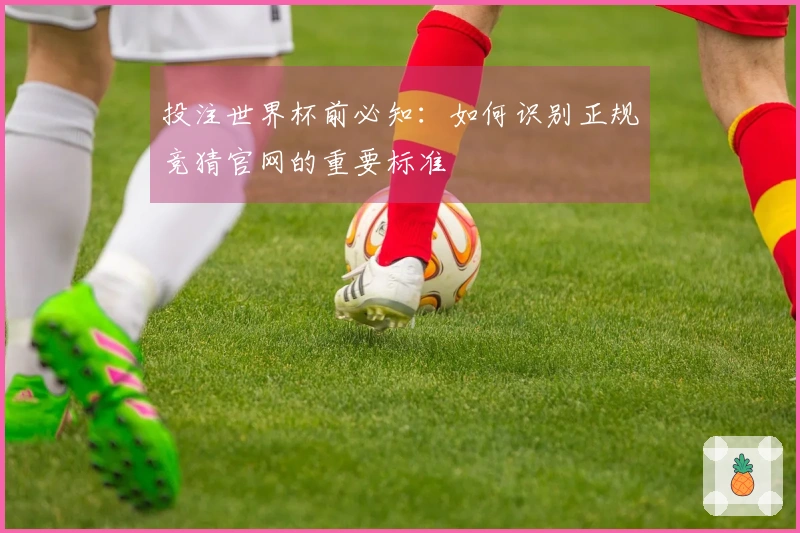 投注世界杯前必知：如何识别正规竞猜官网的重要标准